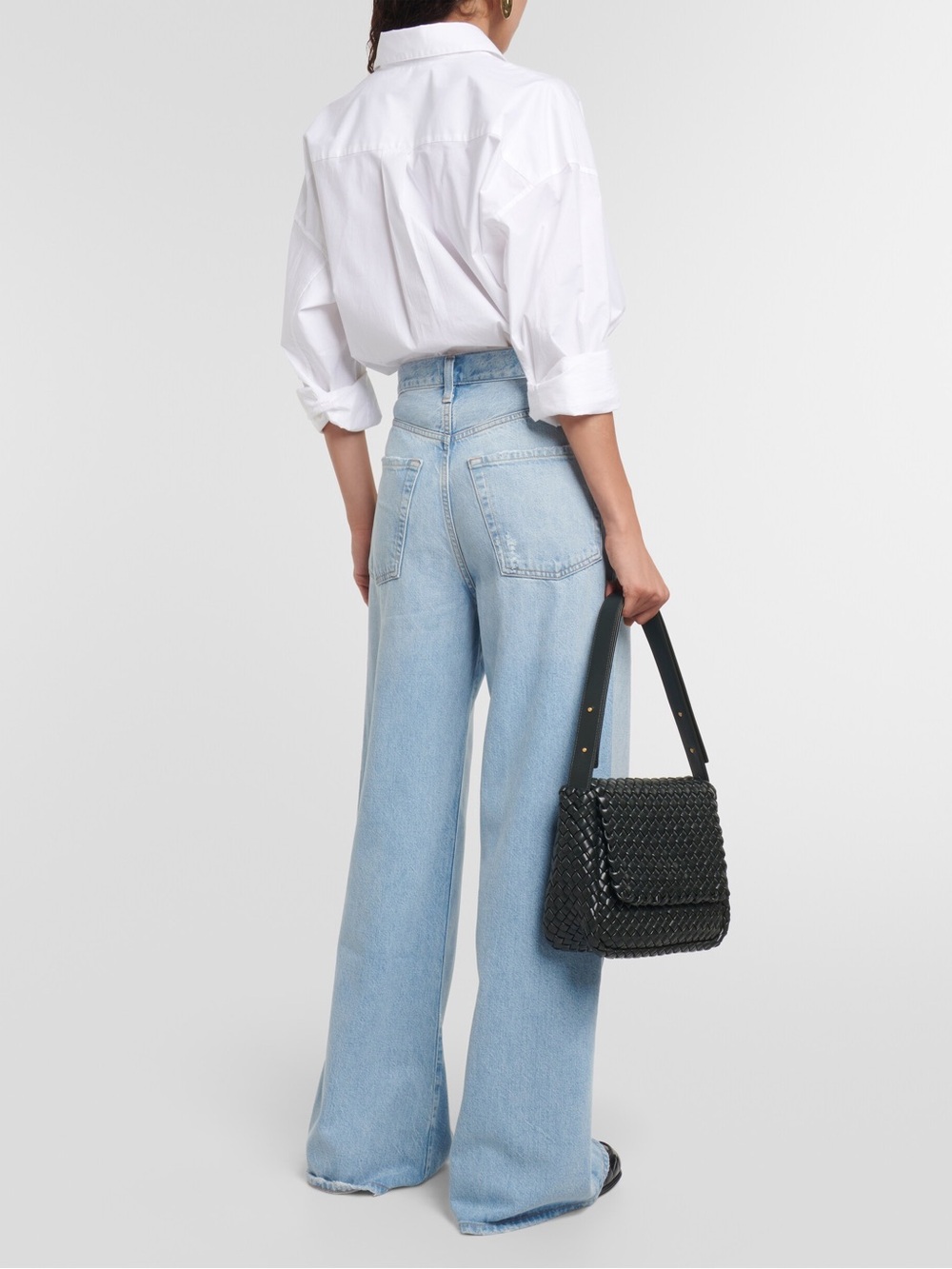 Citizens of Humanity Beverly highrise relaxed baggy wide leg jeans light wash 27 - Picture 2 of 13